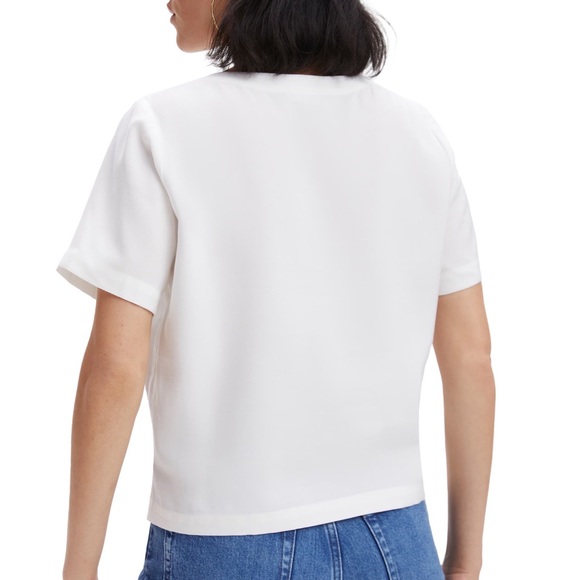 🎉HP! ❤️ Good American Woven Pocket Tee - Picture 8 of 9